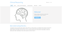 Desktop Screenshot of clinical-reasoning.org